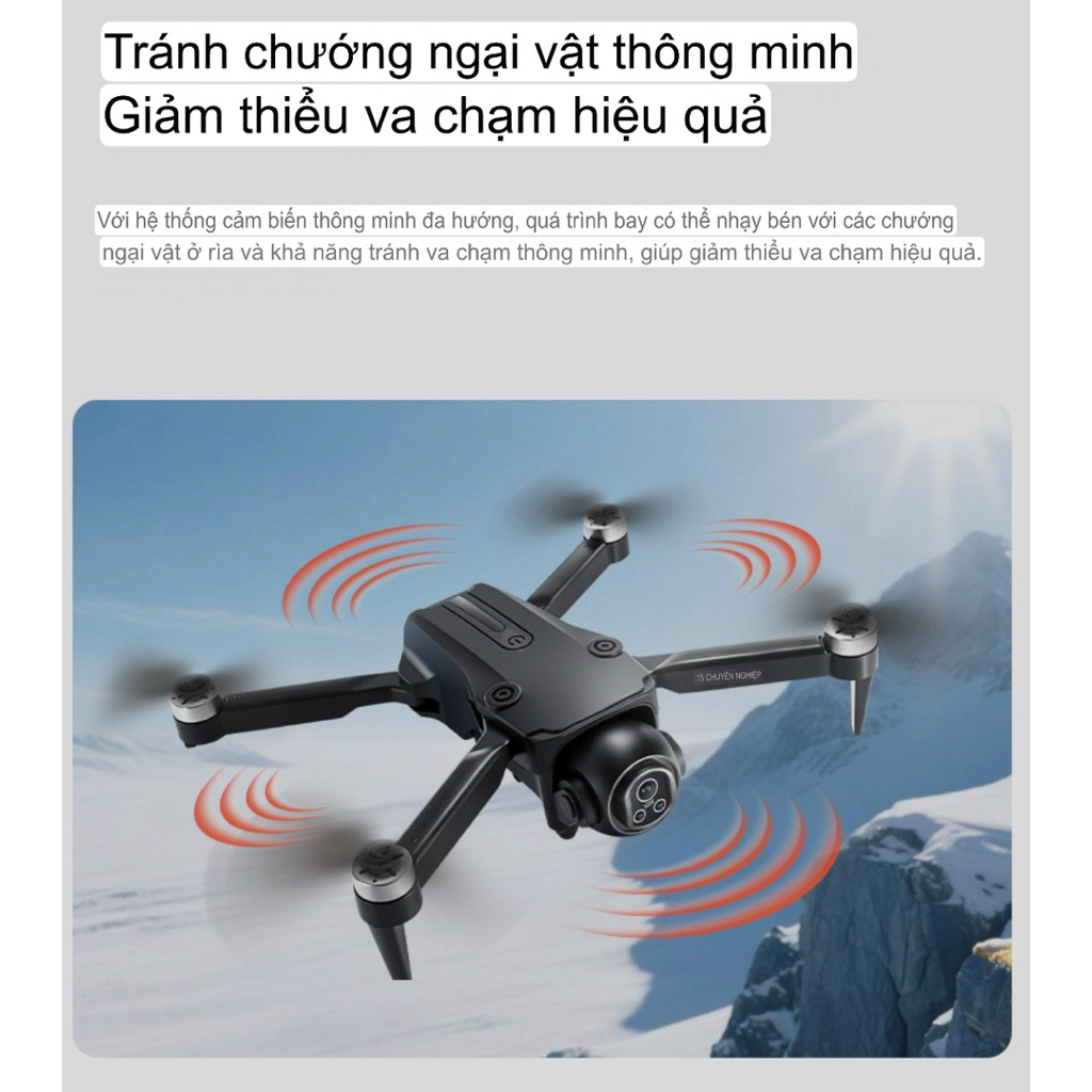 Flycam i5 Pro động cơ không chổi than , camera to , có 2 camera | BigBuy360 - bigbuy360.vn