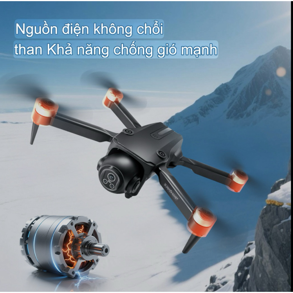 Flycam i5 Pro động cơ không chổi than , camera to , có 2 camera | BigBuy360 - bigbuy360.vn
