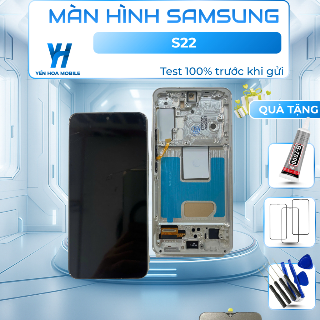 Màn hình thay thế cho samsung S22 - ( Tặng ngay dụng cụ tự sửa chữa tại nhà)