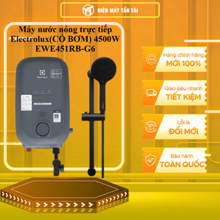  EWE451RB-G6 - Máy nước nóng trực tiếp Electrolux CÓ BƠM  4500W EWE451RB-G6 - TOÀN QUỐC 