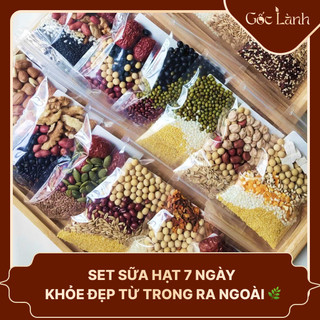 Set sữa hạt 7 ngày - Khỏe Đẹp Từ Trong Ra Ngoài