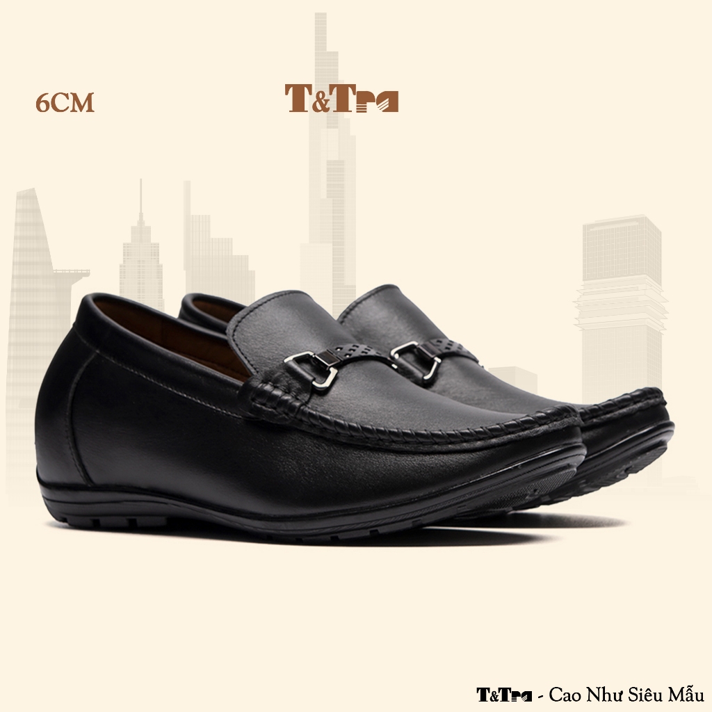[ 6CM ] Giày Độn Nam T&TRA T83 DT