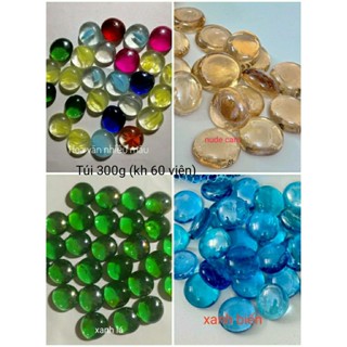 (Chọn mẫu và cân nặng] Sỏi Thủy Tinh Trang Trí Hồ Cá-Bể Cá, Hòn Non Bộ, Tiểu Cảnh.