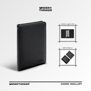 Ví Đứng Da PU Đựng Thẻ Nam Nữ IRON Dập Chìm Trượt Nước Cao Cấp Chính Hãng | Under Thinker