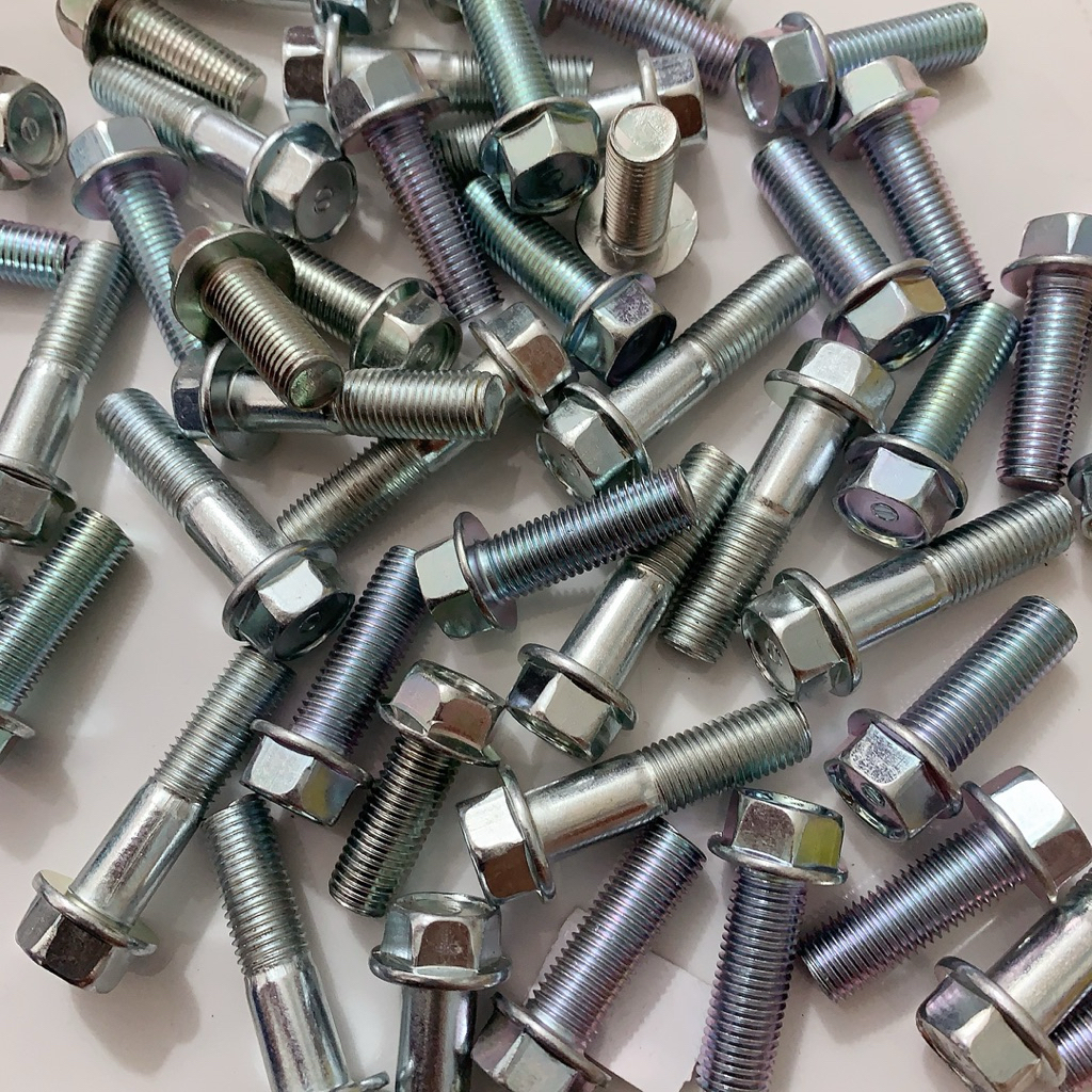 Combo 2 ốc bulong M10 10li25 10li30 10li40 đầu khoá 14