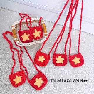 Túi Đựng Tỏi Lá Cờ Việt Nam, Cờ Đỏ Sao Vàng