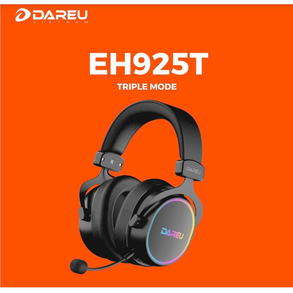 Tai nghe DAREU EH925T Triple Mode - Pin sạc 930mAh (Wireless 2.4Ghz / Bluetooth / Dây USB) | BigBuy360 - bigbuy360.vn
