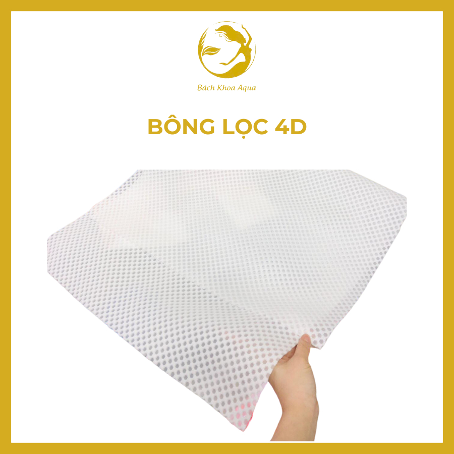 Bông lọc 4D cao cấp – phụ kiện lọc nước cho bể cá và hồ thủy sinh
