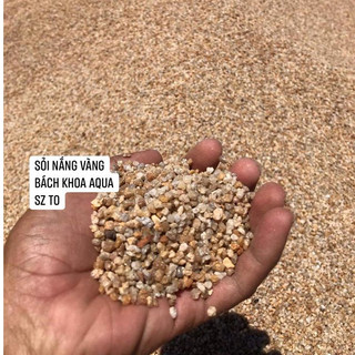 Sỏi nắng vàng Colorado trải nền bể cá lẻ 0,5kg/1kg