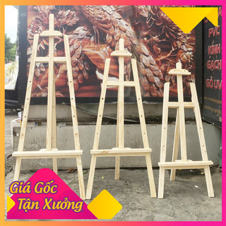 Giá Vẽ Tranh Gỗ Thông Cao Cấp. [3 KÍCH THƯỚC] Có nhiều nấc điều chỉnh chiều cao,và khoá trên đầu Tiện lợi dễ dùng.