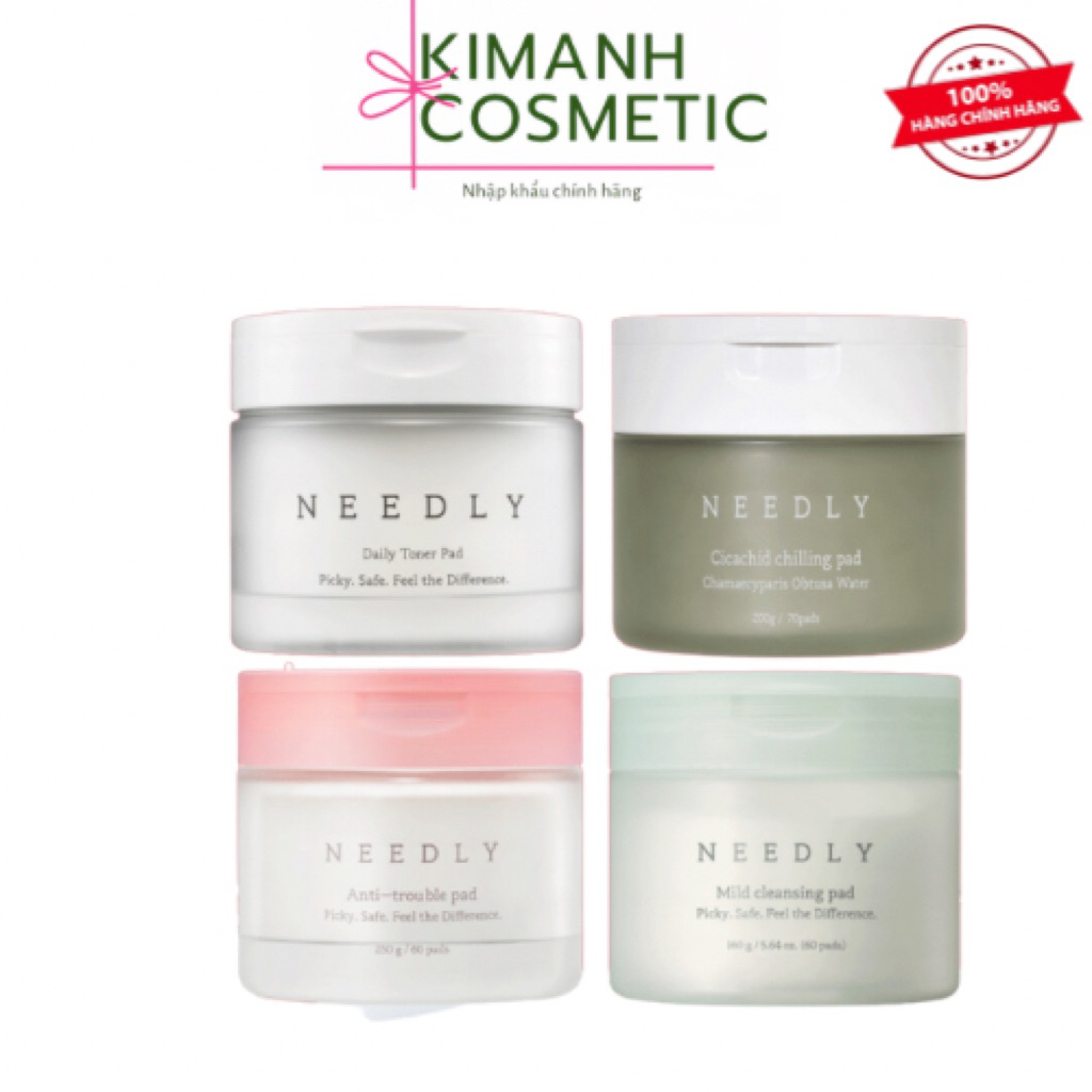 [KIMANH Cosmetics] Toner Pad Needly Daily Giúp Cấp Ẩm, Dưỡng Trắng da Exfoliating Facial Pads with B