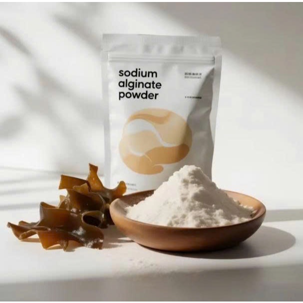 100g Bột Natri Alginate (Sodium Alginate) Thực Phẩm