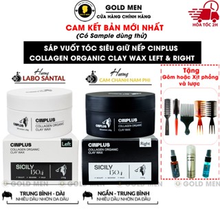 Sáp vuốt tóc Cinplus Left - Right Clay Wax Sicily 1504 Hút Dầu Mồ Hôi Tốt, Giữ Nếp Cao