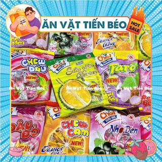  Kẹo trái cây mềm Chew Hải Hà  90g  đồ ăn vặt - Ăn vặt Tiến Béo 