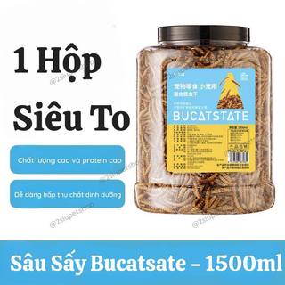 Hủ Sâu Sấy Siêu To 1500ml -  Bucatstate Lon siêu lớn "1500ml" có dung tích tương đương với 6-7 lon cơ bản.