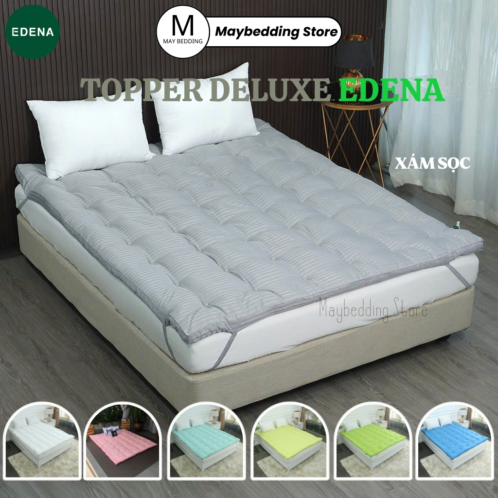 Topper Deluxe Edena (Tấm Lót Nệm, Tấm Làm Mềm Nệm), Dày 5cm, Hàng Chính Hãng