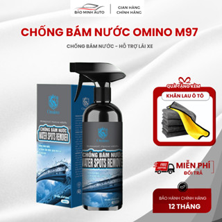 Xịt Nano Chống Bám Nước Omino M97 Phủ Kính Gương Chiếu Hậu Dung Tích 300ml Chống Đọng Nước Mưa Ô Tô , Cải Thiện Tầm Nhìn