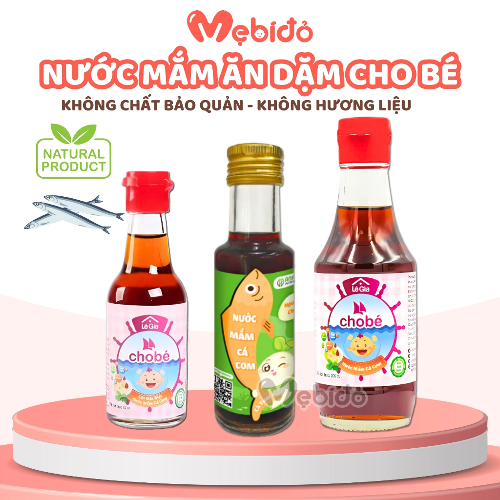 Nước Mắm Cho Bé Lê Gia Nước Mắm An Toàn Cho Bé Ăn Ngon - Shop Mẹ Bí Đỏ