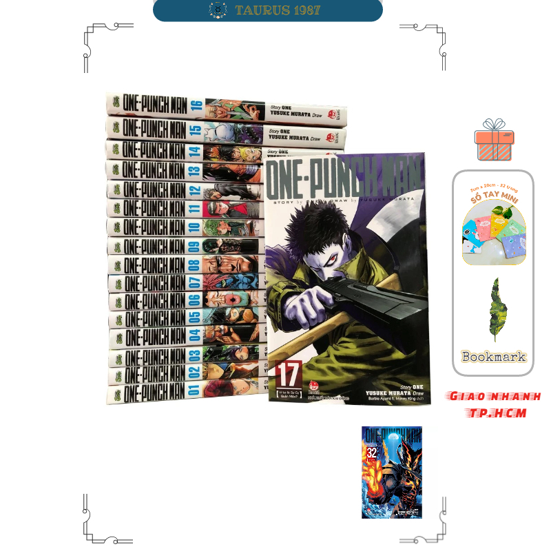 Sách One Punch Man - Trọn Bộ 32 tập (Cập nhật đến T8.2025)