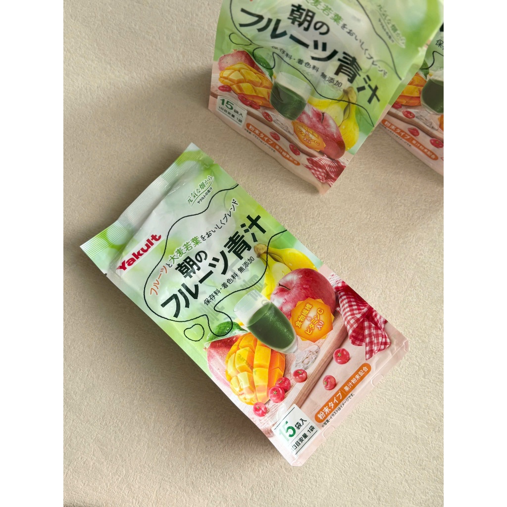 Bột Rau Xanh Trái Cây Yakult Fruity Aojiru – Nội Địa Nhật Bản