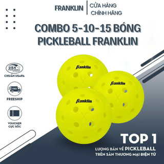[TRỢ GIÁ] Combo 5-10-15 Bóng Franklin X40 Outdoor Chính Hãng | Chuẩn Thi Đấu Quốc Tế – Siêu Bền – Bay Chuẩn