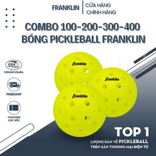 Combo 100-200-300-400 Bóng Franklin X-40 Outdoor Chính Hãng – Tối Ưu Cho Giải Đấu & CLB