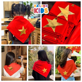 Khăn Choàng Cờ Đỏ Sao Vàng Chào Đón Quốc Khánh 2/9