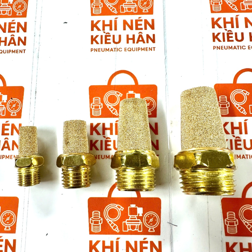 GIÁ XƯỞNG GIẢM THANH KHÍ NÉN BẰNG ĐỒNG, GIẢM ÂM KHÍ NÉN CHỐNG ỒN CHỐNG BỤI BẨN VÀO VAN ĐIỆN TỪ KHÍ N