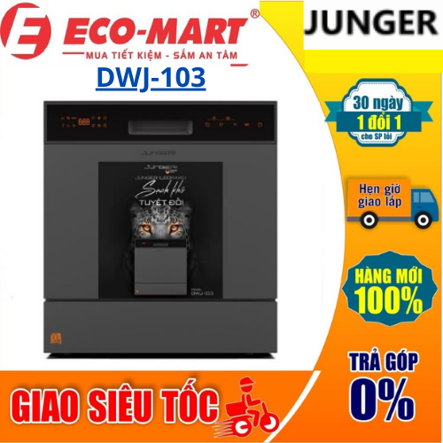 Máy rửa bát Junger Leopard DWJ-103 dòng độc lập 12-13 bộ ( Tặng giao lắp đặt miễn phí)