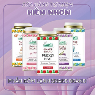 [Thái Lan] Phấn Rôm Lạnh Snake Brand Prickly Heat Cooling Powder 140g Giúp Kiềm Dầu, Khử Mùi Hôi