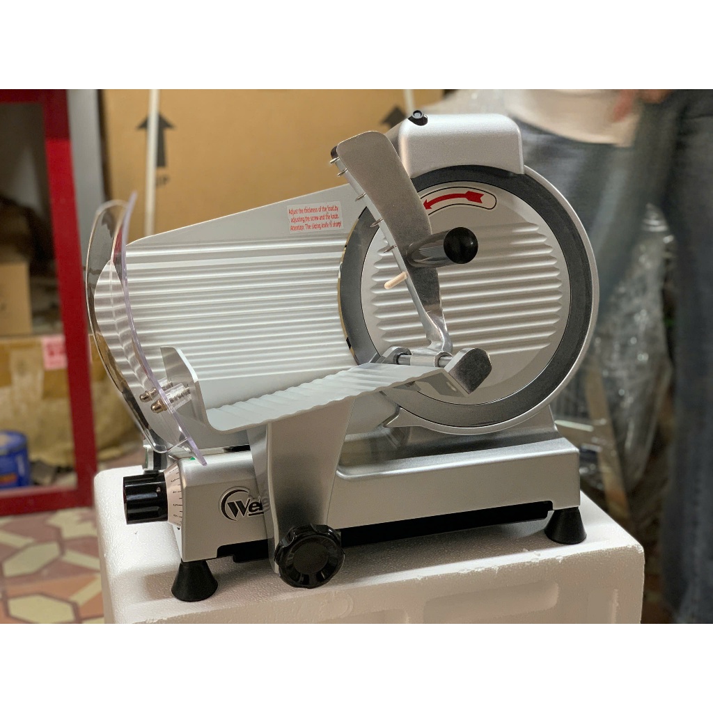 Máy Thái Thịt ES-250 – Cắt Chuyên DụngThịt Chín, Thịt Đông Lạnh, Dao Inox 250mm, Bán Tự Động-Dao sắc