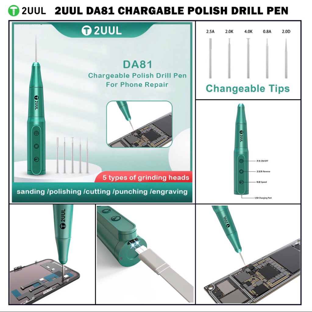 Bút Mài Cắt Mini 2UUL DA81 – Nhỏ Gọn, Mạnh Mẽ, Chính Xác Cao