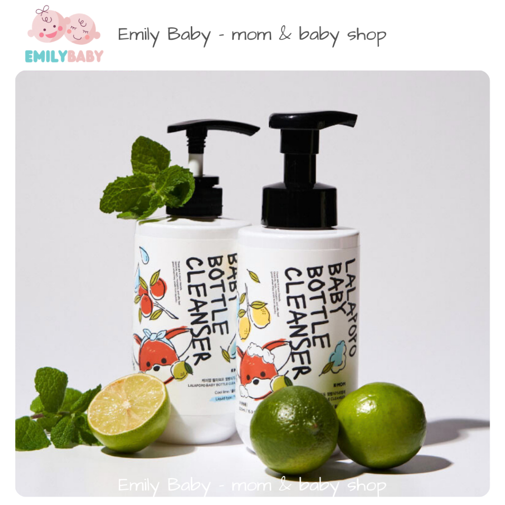 Nước rửa bình sữa thuần chay KMOM LALAPOPO