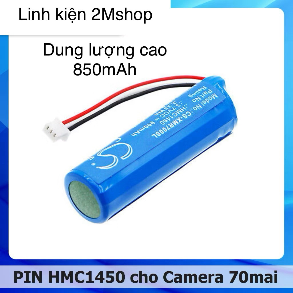 Thay pin Camera hành trình 70 mai. Pin sạc thay thế camera hành trình Xiaomi 70mai A500 A500s Pro Hu