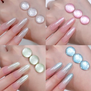  XEIJAYI 15ml Sơn móng tay dạng gel nhũ siêu bóng màu hồng xanh lá cây mới cho tiệm móng và tự làm 