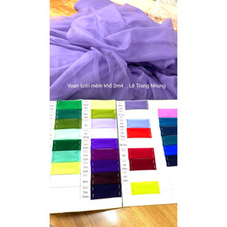   BM5-6  VOAN LƯỚI MỀM Khổ 2m4 - Voan lưới Tutu L30  Chuyên dùng may đầm công chúa đầm cưới trang trí sự kiện...  