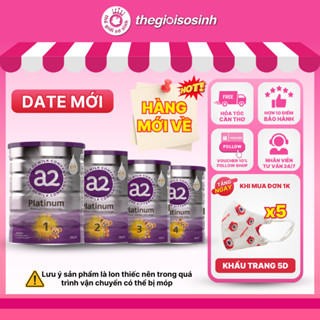   ✨Voucher Extra 10% + QUÀ 0Đ  Sữa A2 Platinum Số 1,2,3 Chính Hãng Úc - 900g TGSS 