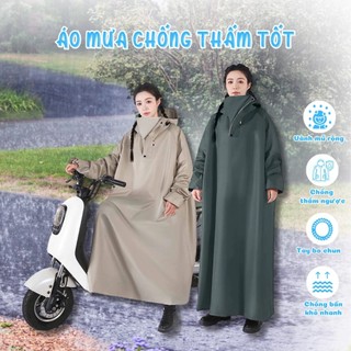  Áo Mưa Oxford Trùm Toàn Thân Nam Nữ – Chống Thấm Nhanh Khô Thích Hợp Đi Xe Máy & Xe Điện 