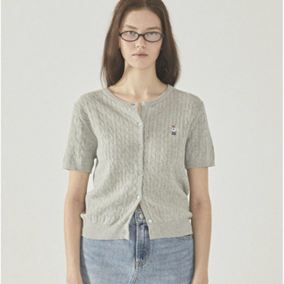   auth 100%  Whoau Áo cardigan tay ngắn mùa hè Steve  Steve Summer Short Sleeve Cardigan  