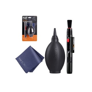 Bộ vệ sinh K&F CONCEPT 3 in 1 ( bút lau, bóng thổi, vải lau)