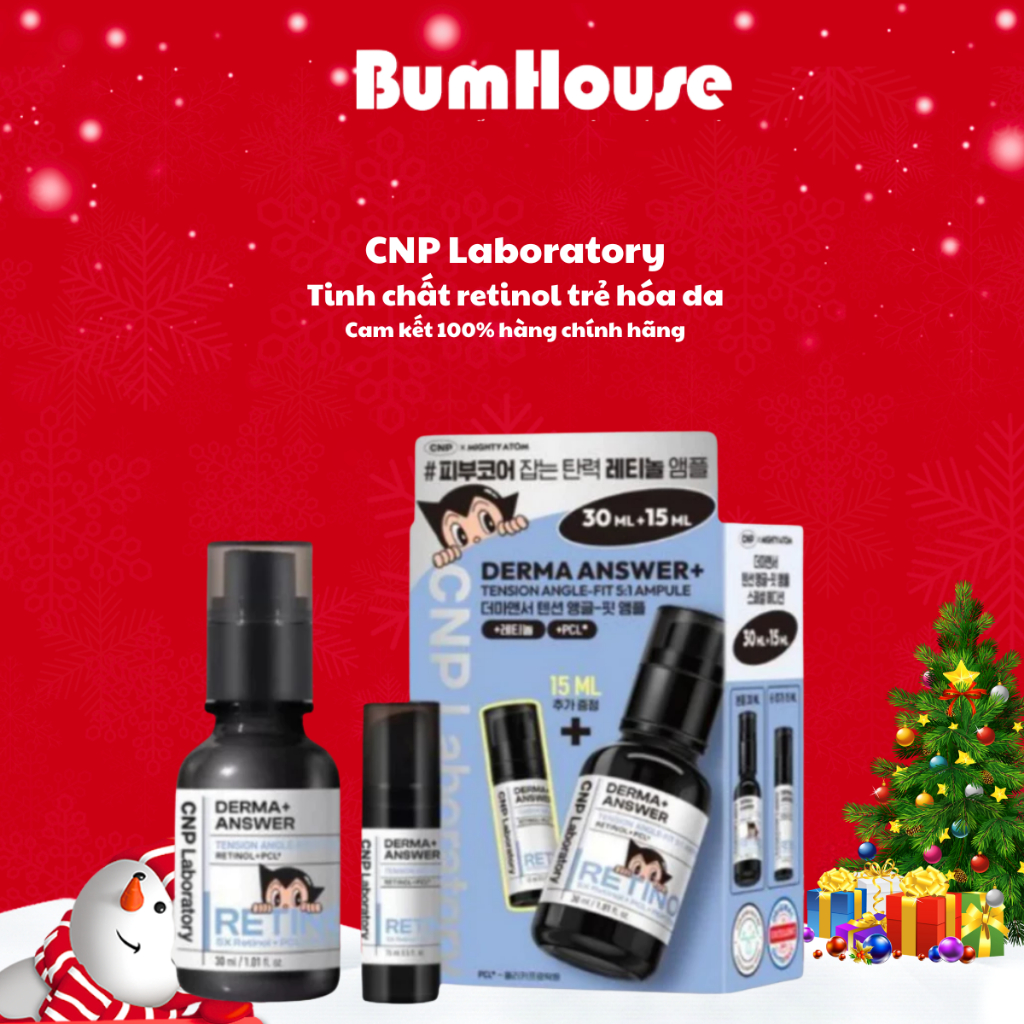 [Tách set] Tinh Chất Retinol CNP Laboratory Derma Answer Tension Angle Fit Ampoule 15ml/30ml (Nobox)