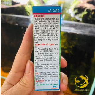 Thuốc sát trùng phổ rộng cho bể cá Algacid 60ml