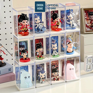 Hộp Đựng Mô Hình Trong Suốt ENODA HOME, Hộp Trưng Bày Mô Hình PopMart Chống Xước Chống Bụi HTS006