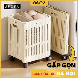  Giỏ đựng quần áo đa năng UFORU thiết kế gấp gọn thoáng khí chống ẩm mốc - EJ685 