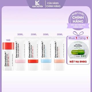 (Mua 1 Tặng 1 MASK BNBG XANH LÁ) Kem / Lăn chống nắng DERMABLOCK SPF50+ PA++++ 35ML/16G