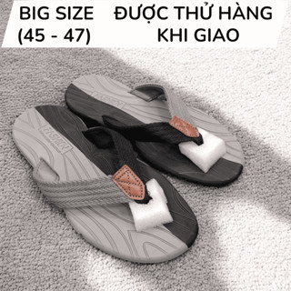  Bigsize 45 -> 47  Dép Tông Big Size Nam Dép Kẹp Nam Size Lớn Đế Eva Êm Ái - 44UP.DK.02GB 