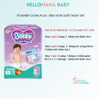 Bỉm Bobby,Tã Bobby (đủ loại : Ultra Plus, Organic , quần và dán, đủ size XS,M, L , XL, XXL, 3XL)