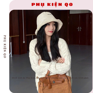 Mũ lông cừu, mũ bucket lông cừu BUK18