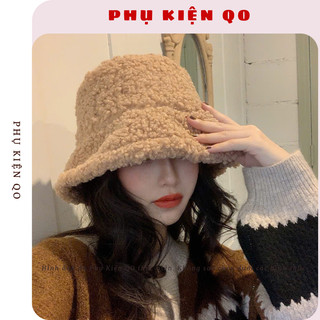 Mũ lông cừu, mũ bucket lông cừu BUK18