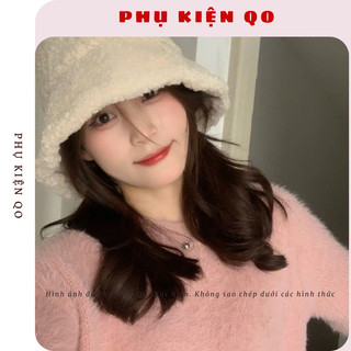 Mũ lông cừu, mũ bucket lông cừu BUK18